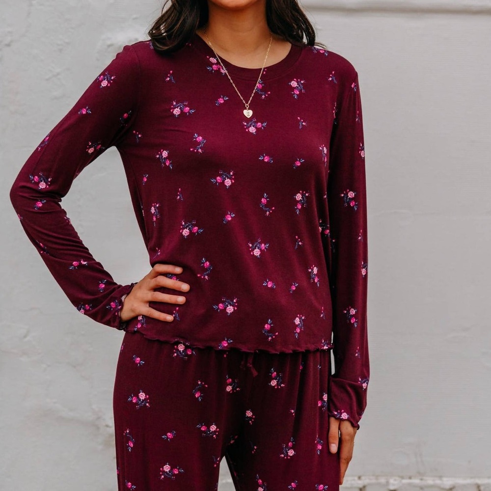 NWT Z Supply Lounge Bella Ditsy Long Sleeve
